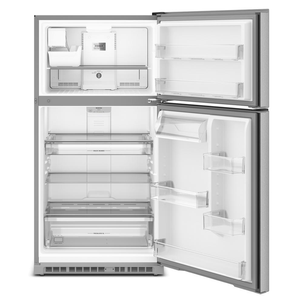 Maytag MRTX7621TZ 33-Inch Wide Top-Freezer Refrigerator with Factory-Installed Ice Maker-21 Cu. Ft.