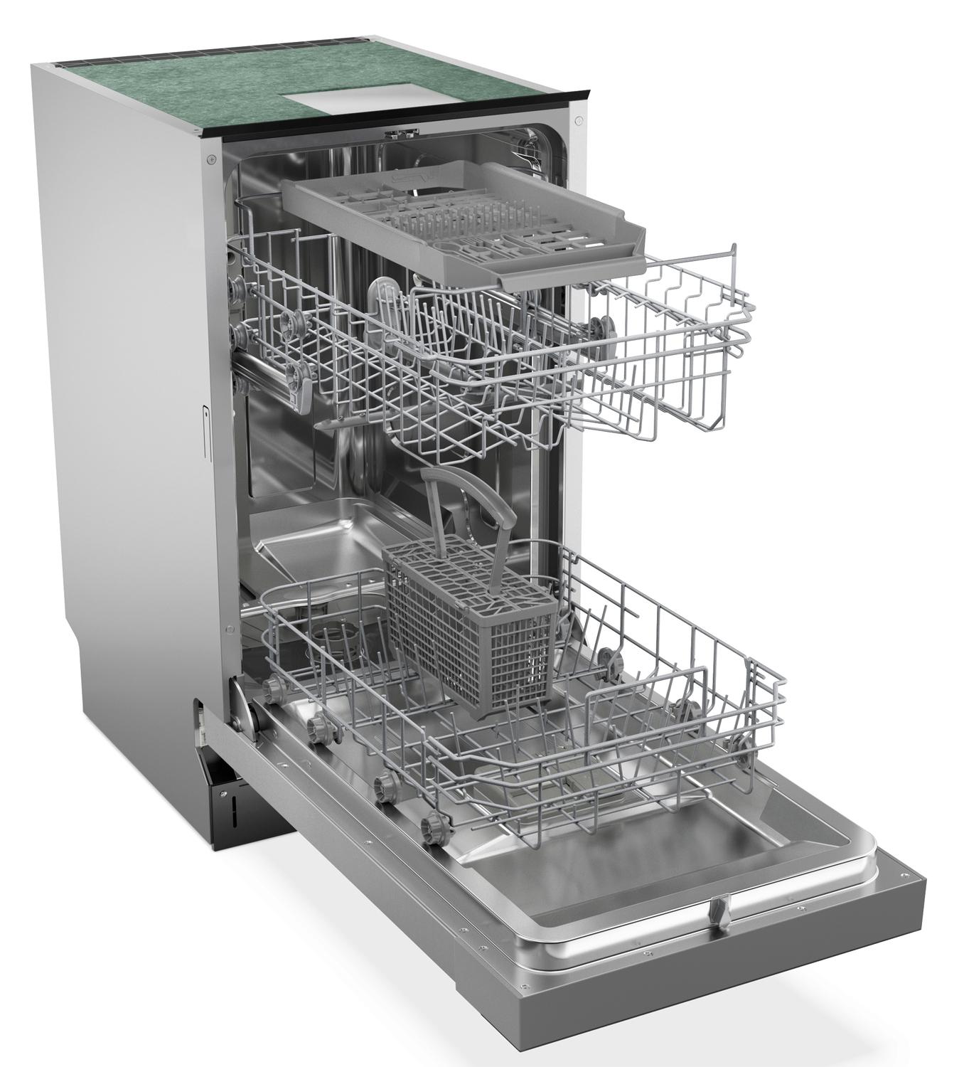 Sharp SDW4523MS 18 in. Stainless Steel 47 dB Dishwasher