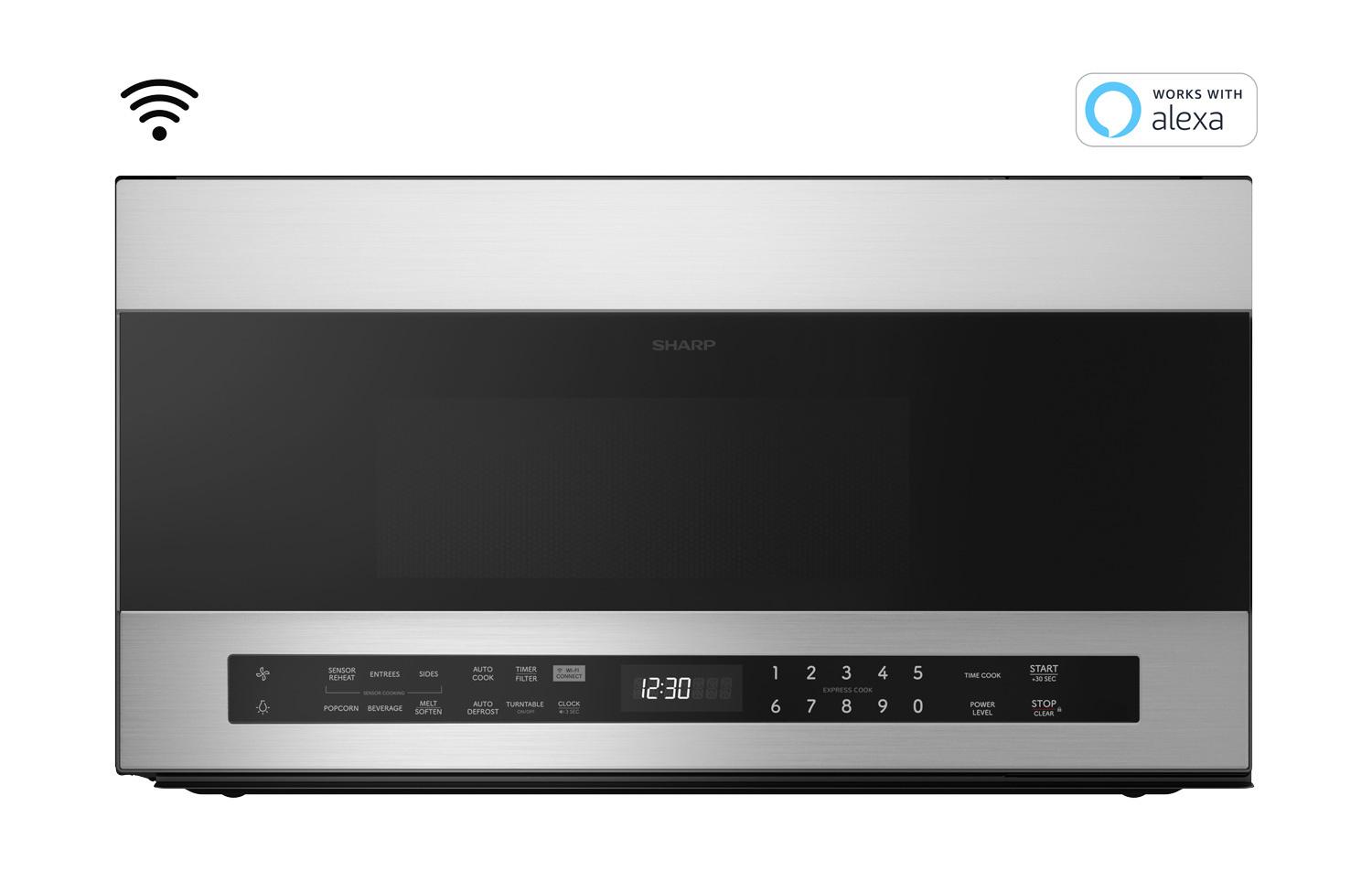 Sharp 1.9 cu. ft. Smart Over-the-Range-Microwave Oven