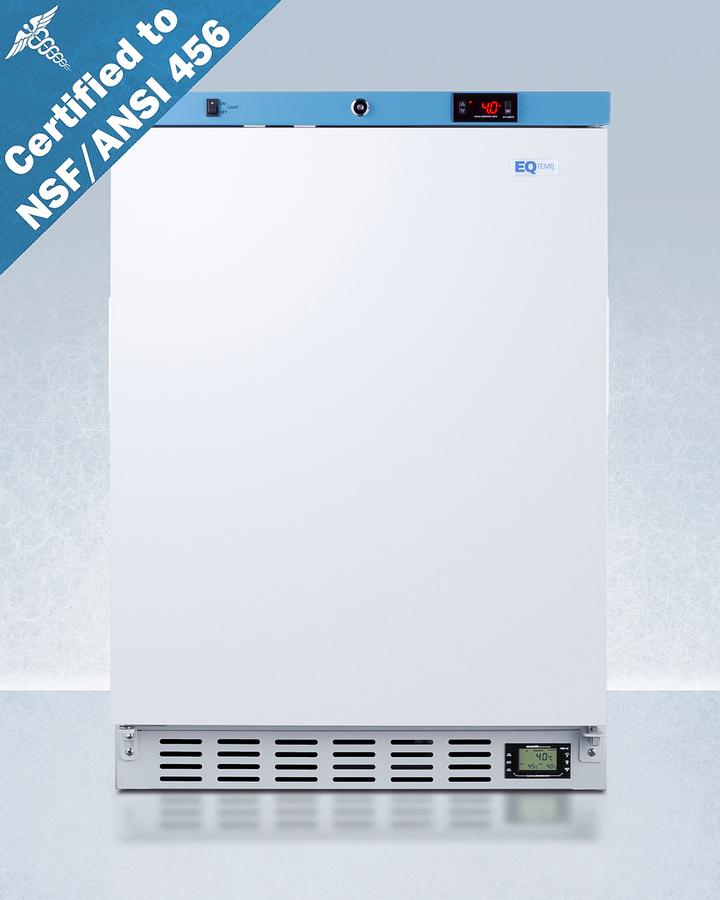 Summit ACR51WNSF456LHD 24" Wide Built-in Medical Refrigerator, Certified To Nsf/ansi 456 Vaccine Storage Standard