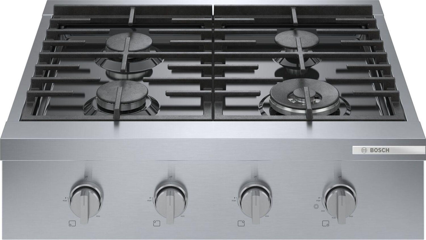 Bosch RGM8058UC 800 Series Gas Rangetop 30" Stainless steel