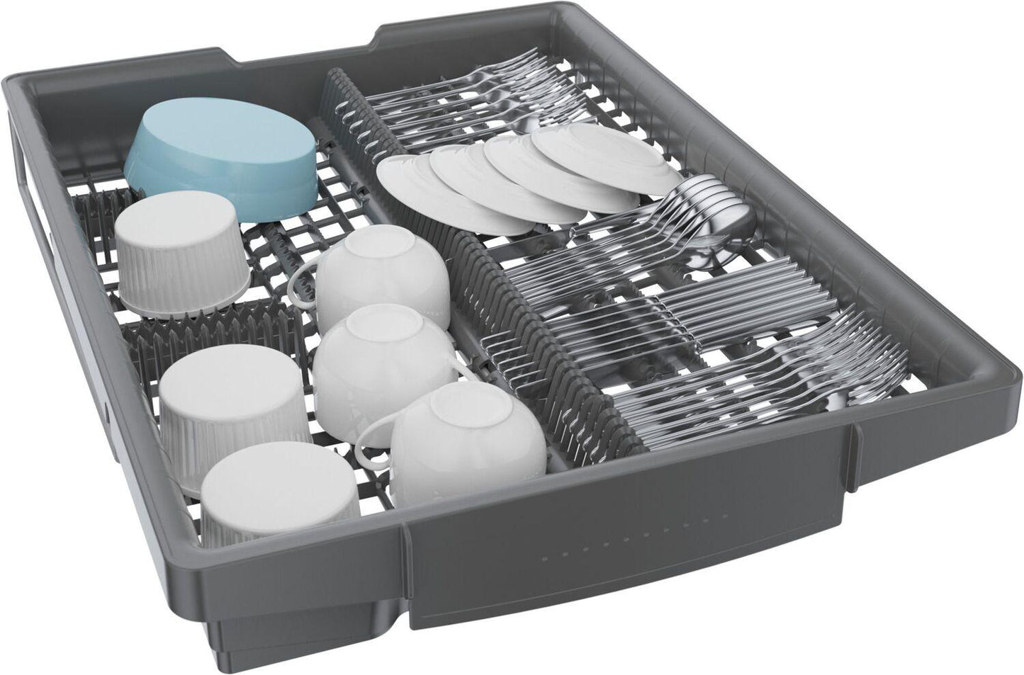 Bosch SPE53C55UC 300 Series, built-under dishwasher, 17 3/4'', Brushed steel anti-fingerprint