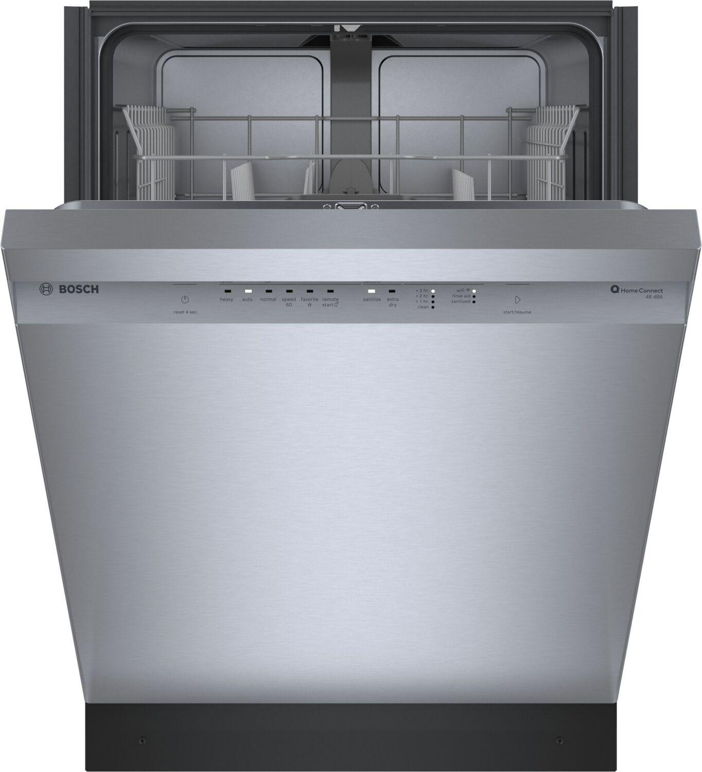 Bosch SHE41CM5N 100 Series, built-under dishwasher, 24'', Brushed steel anti-fingerprint