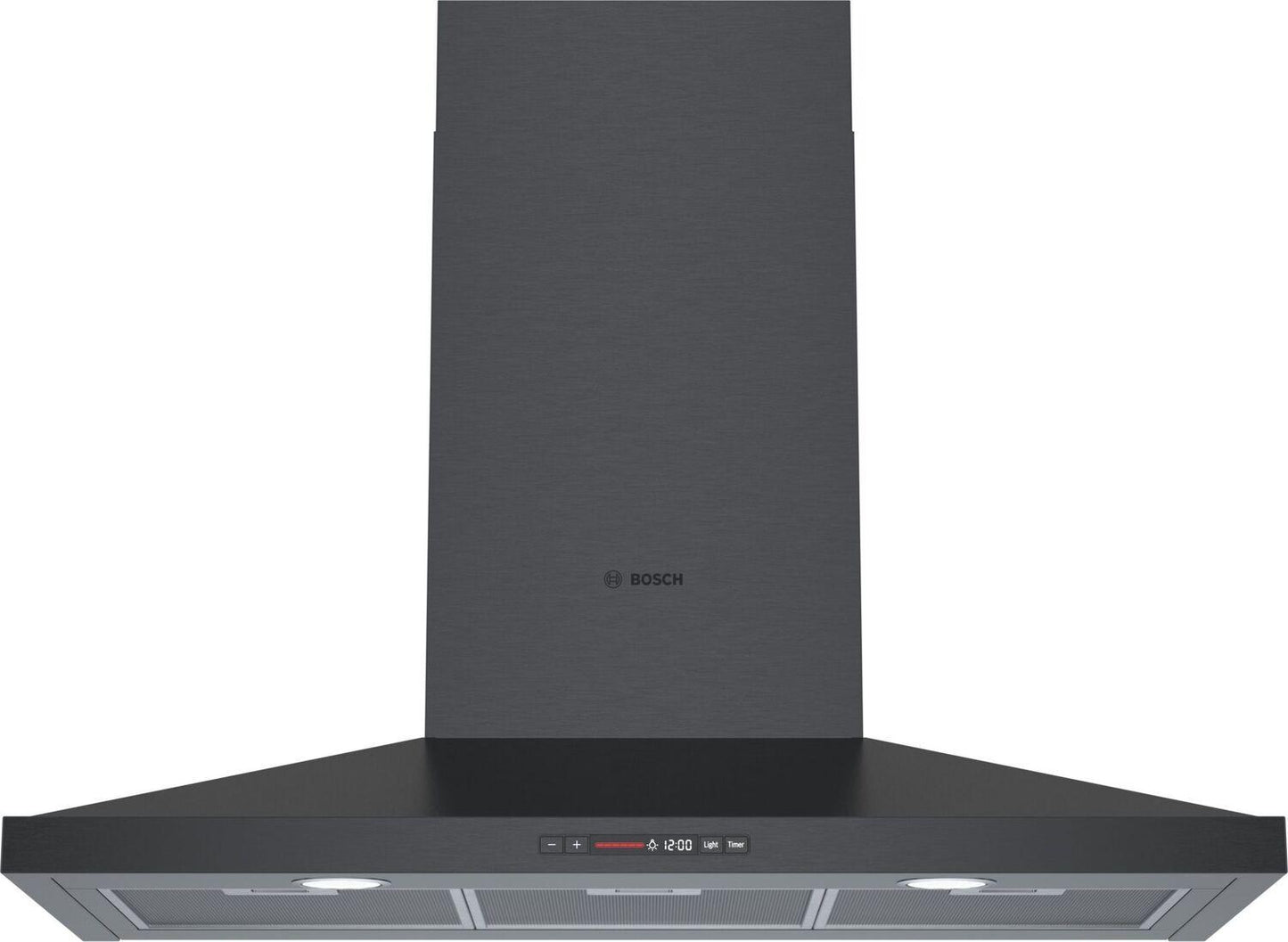 Bosch HCP86641UC 800 Series, wall-mounted cooker hood, 36'', Black stainless steel