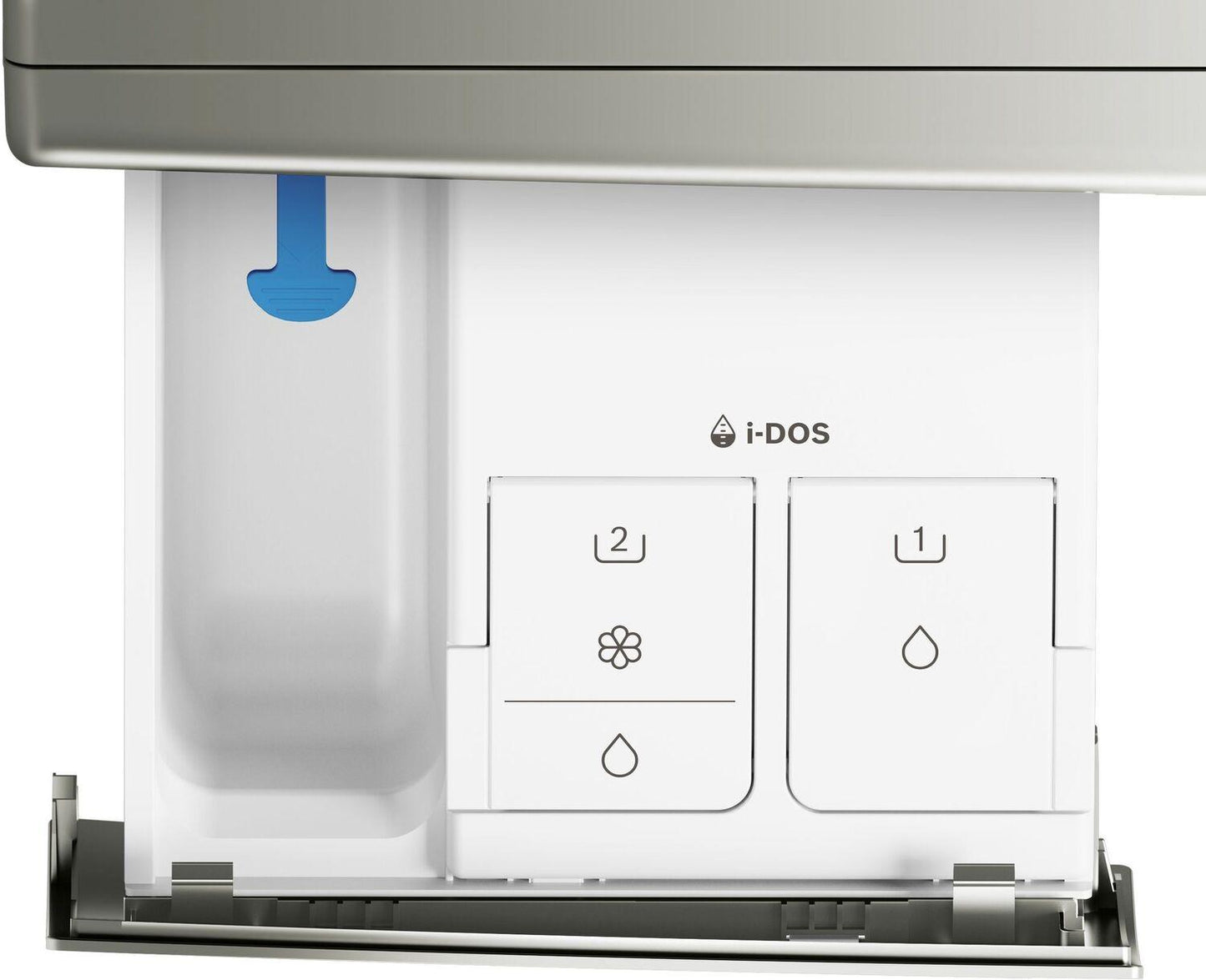 Bosch WGB246AXUC 800 Series, washing machine, frontloader fullsize, 1600 rpm, Silver inox