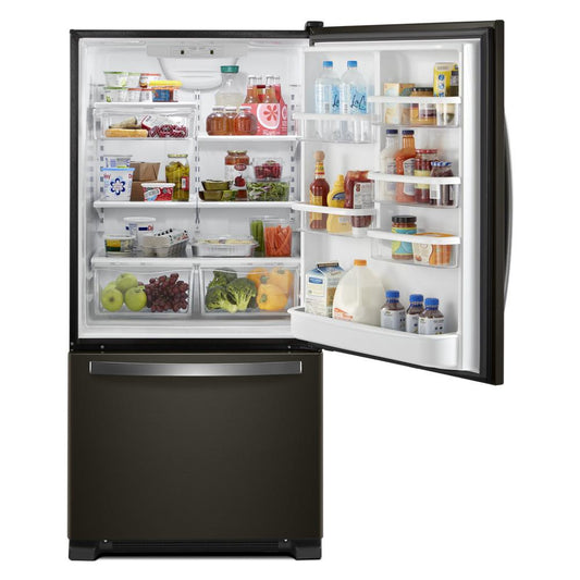 Whirlpool WRB322DMHV 33-inch wide Bottom-Freezer Refrigerator - 22 cu. ft.