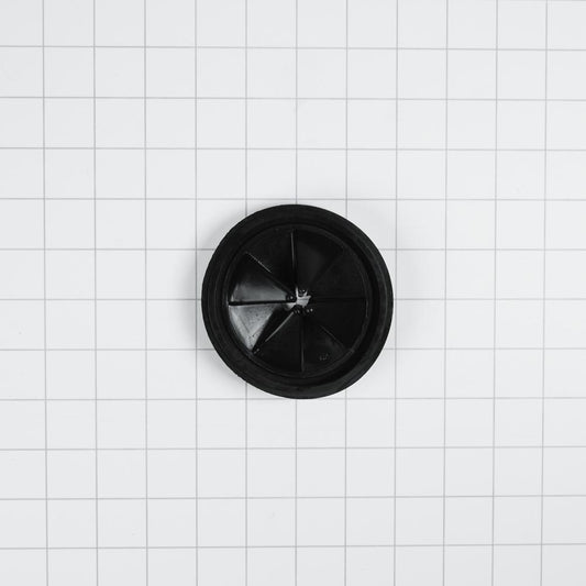Kitchenaid 4211615 Disposer Splash Guard, Black-colored, with 4" diameter flexible rubber sink baffle