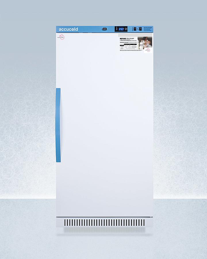 Summit ARS8MLMCLK Purpose-built All-refrigerator for Breast Milk Storage With 4 Interior Locking Compartments, Antimicrobial Silver-ion Handle, and A Hospital Grade Cord With 'green Dot' Plug