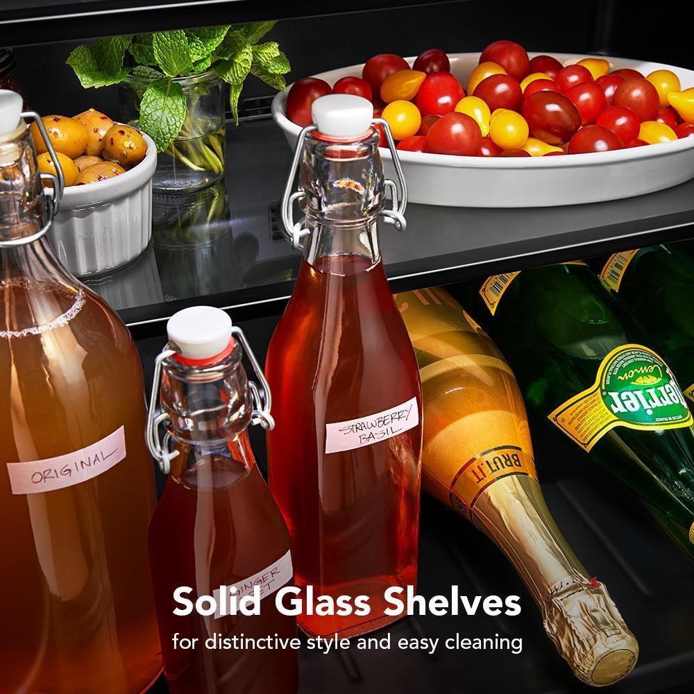 Kitchenaid KURL324SSB 24" Undercounter Refrigerator with Glass Door