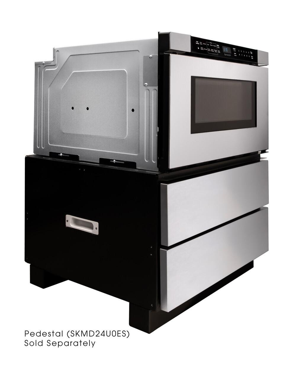 Sharp SMD2440JS 24 in. 1.2 cu. ft. Built-In Stainless Steel Microwave Drawer Oven