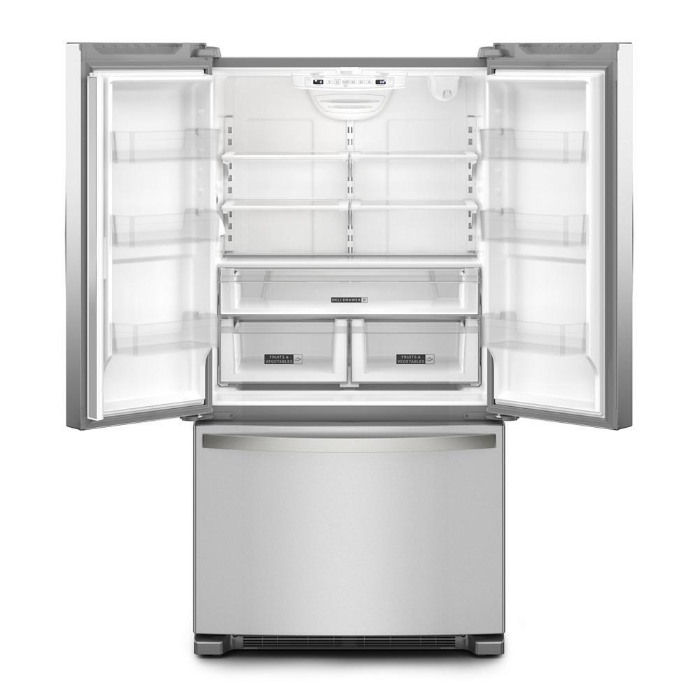 Whirlpool WRFC2036RZ 36-Inch Wide Counter-Depth French Door Bottom Mount Refrigerator - 20 cu. ft.