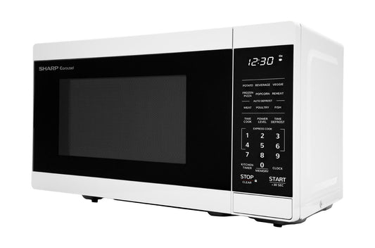 Sharp SMC0760HW 0.7 cu. ft. White Countertop Microwave Oven