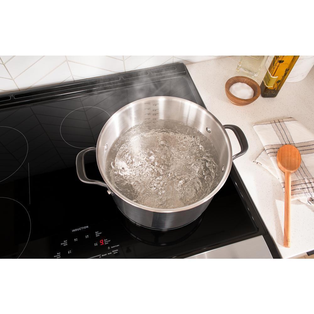 Whirlpool WSIS5030RV 30-inch Induction Range with No Preheat Air Fry