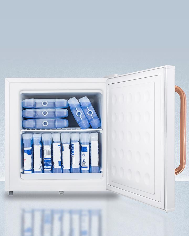 Summit FS24LTBC Compact All-freezer With Antimicrobial Pure Copper Handle