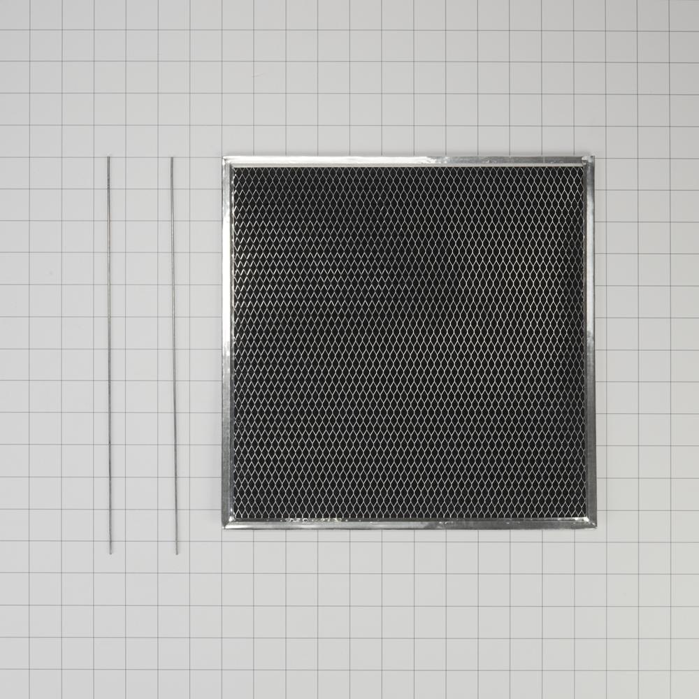 Whirlpool W11548460 Range Hood Replacement Filter Kit (Includes One Charcoal Filter and Two Clips)