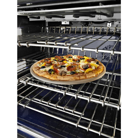 Kitchenaid 4378577 13-IN Round Range Oven Pizza Baking Stone - Beige for Regular and Convection Ovens (Includes Instructions and a Recipe)