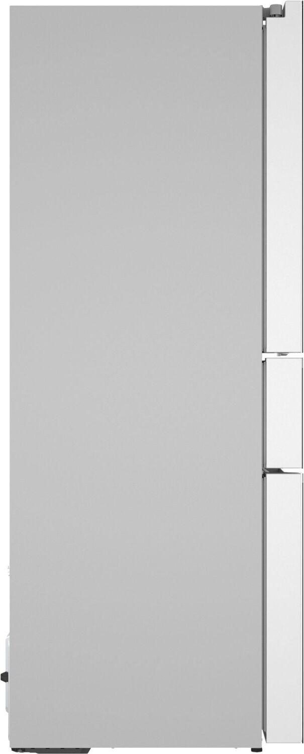 Bosch B36CL81ENW 800 Series, French Door Bottom Mount Refrigerator, Glass door, 36'', White, Total No Frost