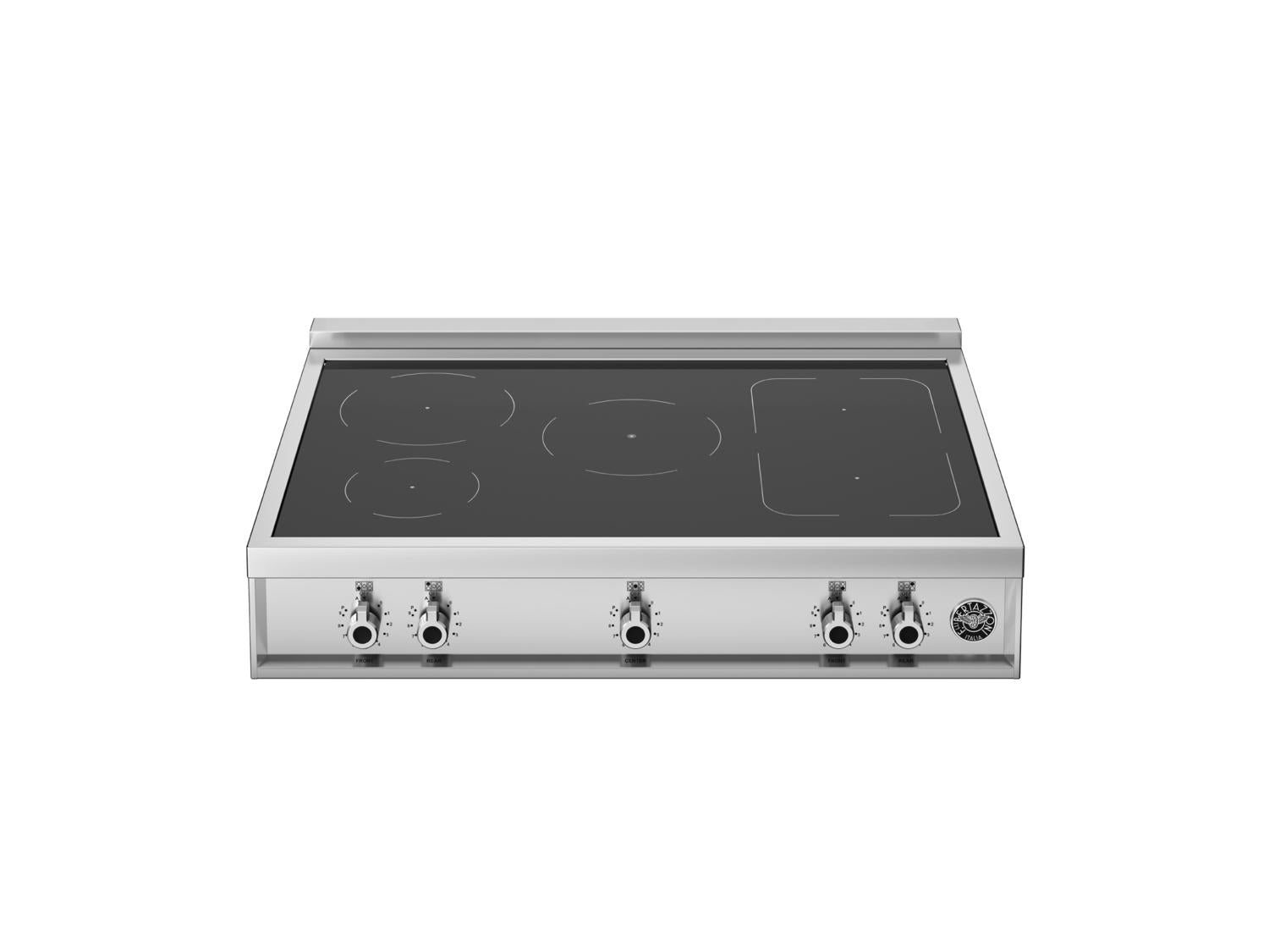 Summit - 36 Wide 208-240V 5-Burner Radiant Cooktop | CR5B36MB