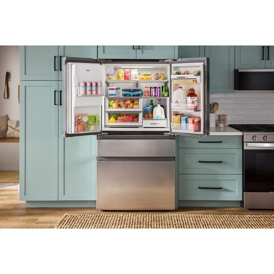 Whirlpool WRMC7036RZ 36-inch Wide True Counter Depth 4-Door French Door Refrigerator - 22 cu. ft.