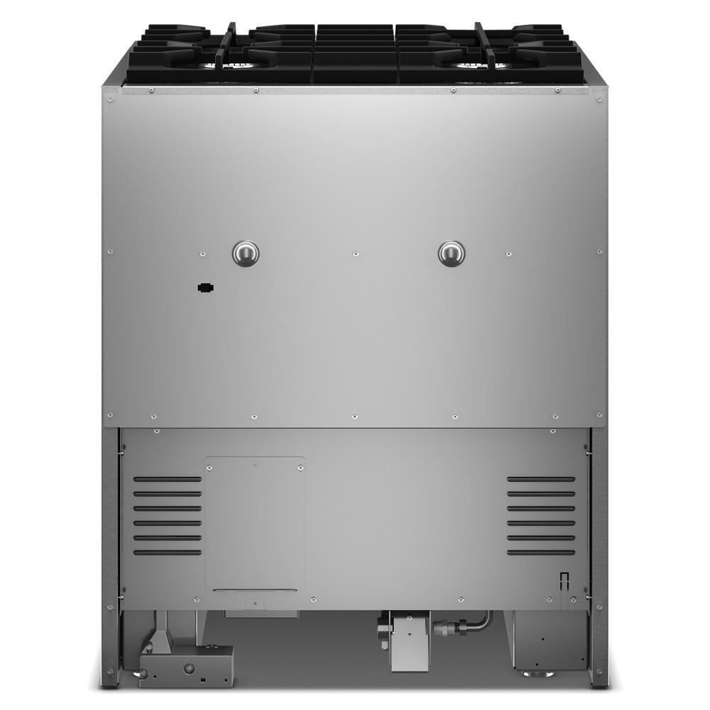 Kitchenaid KFDS930SAG 30-Inch 4 Burner Commercial-Style Dual Fuel Range with No Preheat Air Fry Mode