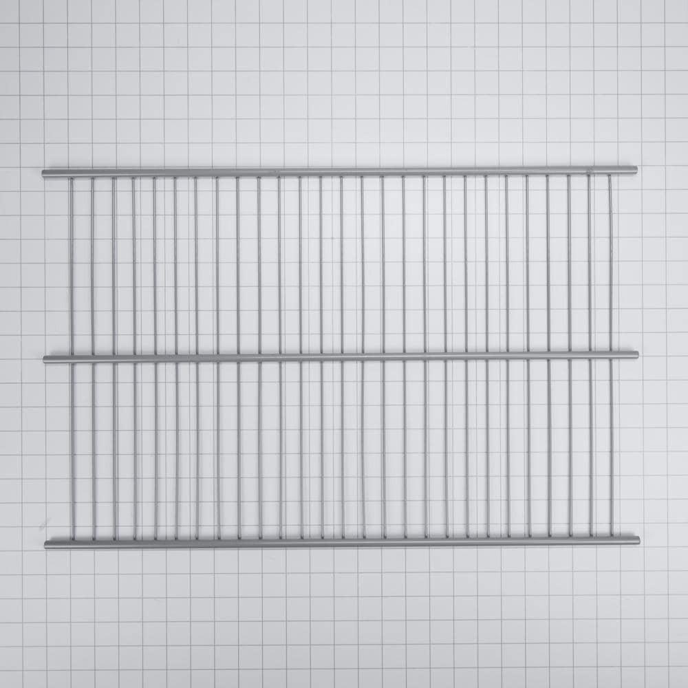 Whirlpool W10838310 Heavy-Gauge Wire Refrigerator/Freezer Shelf (15.35-IN D x 24.65-IN W) for 17.8 cu. ft. Gladiator Freezer - Silver