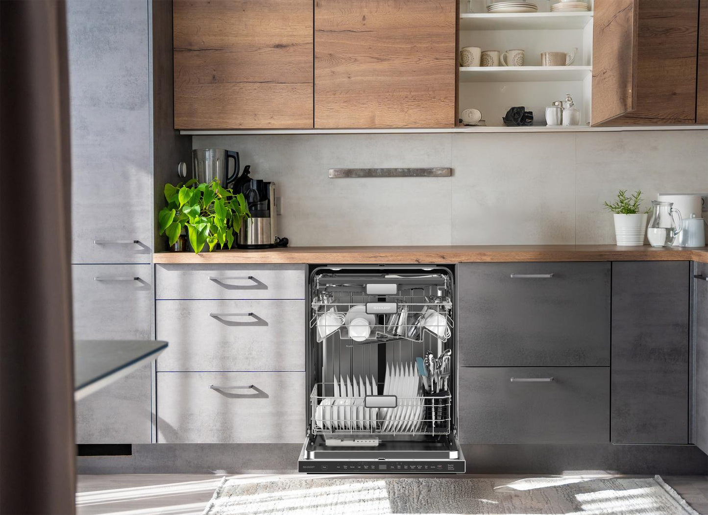 SDW6726MS Sharp 24 in. Stainless Steel 47dB Dishwasher