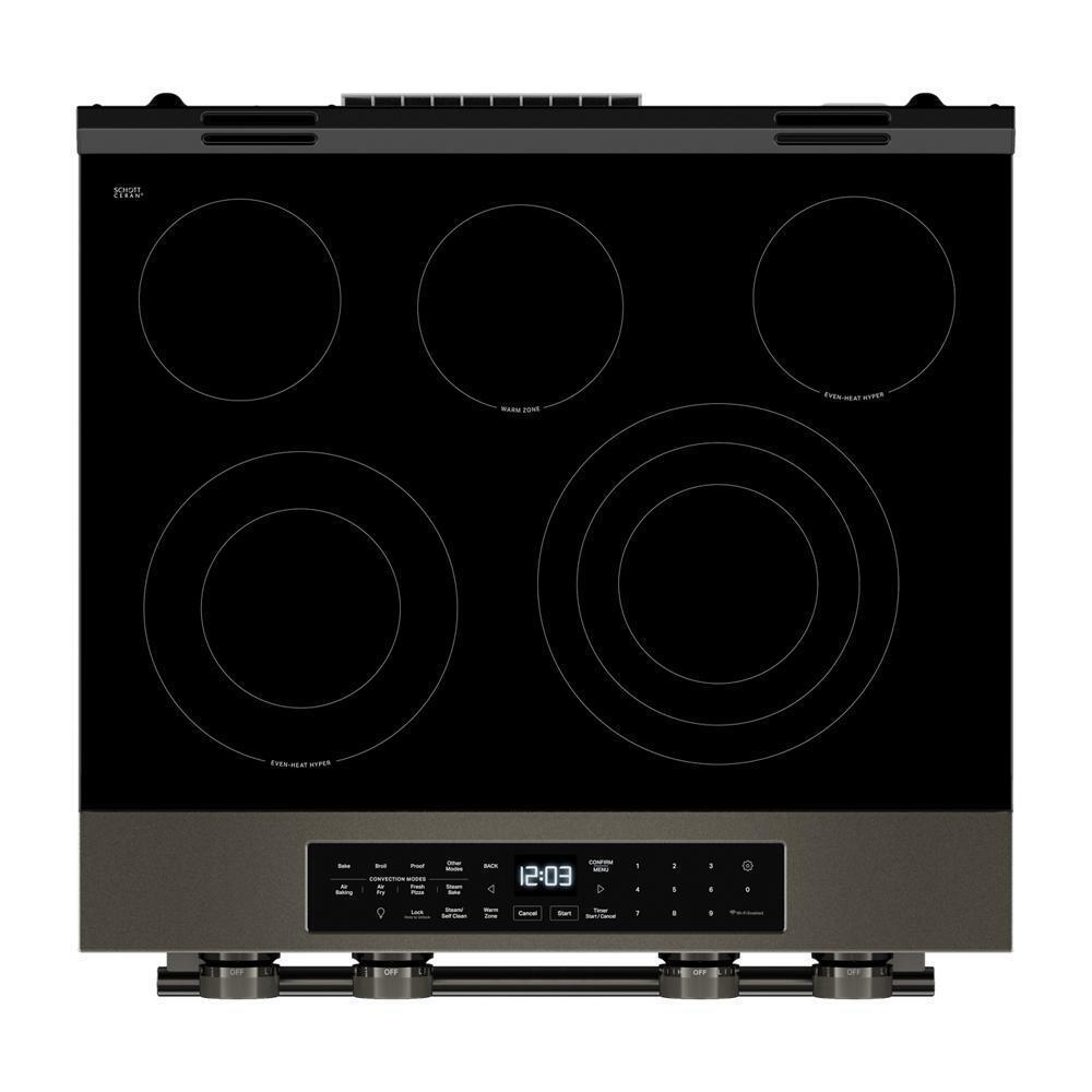 Kitchenaid KSES530SBE 5.3 Cu. Ft. Smart Slide-in Electric Range with Two Even-Heat™ Hyper Elements and Convection Cooking Modes