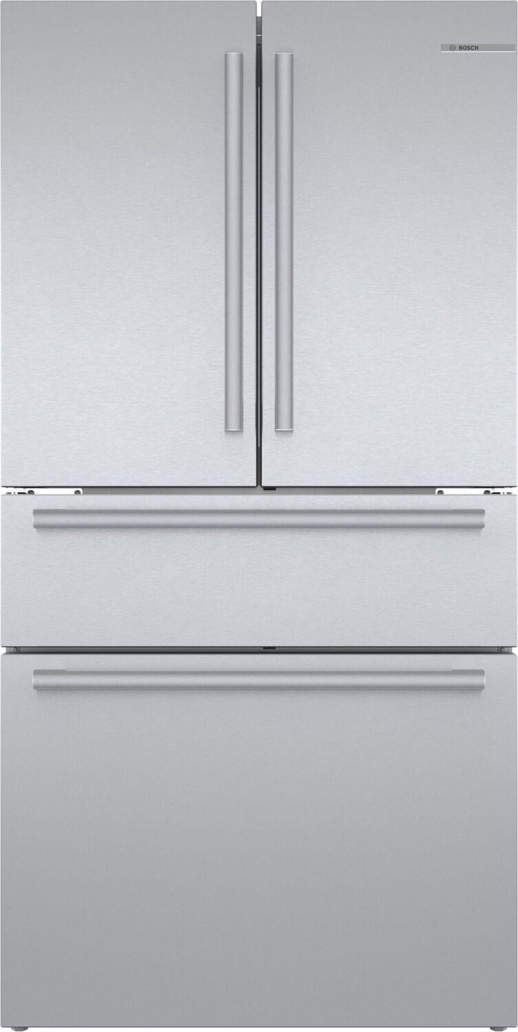 Bosch B36CL80SNS 800 Series, French Door Bottom freezer, multi door, 36'', Brushed steel (with anti-fingerprint)