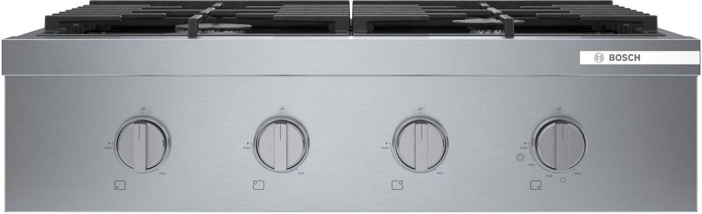 Bosch RGM8058UC 800 Series Gas Rangetop 30" Stainless steel