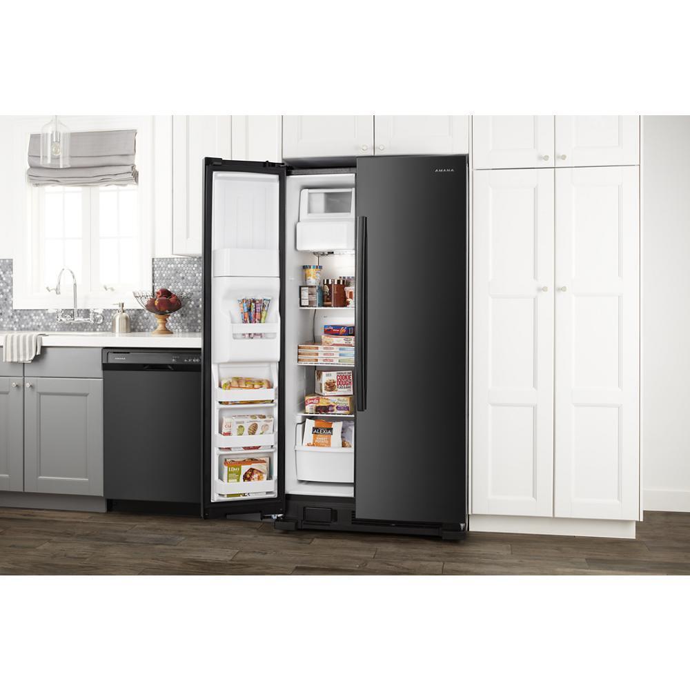 Amana ASI2575GRB 36-inch Wide Side-by-Side Refrigerator with Dual Pad External Ice and Water Dispenser - 25 Cu. Ft.