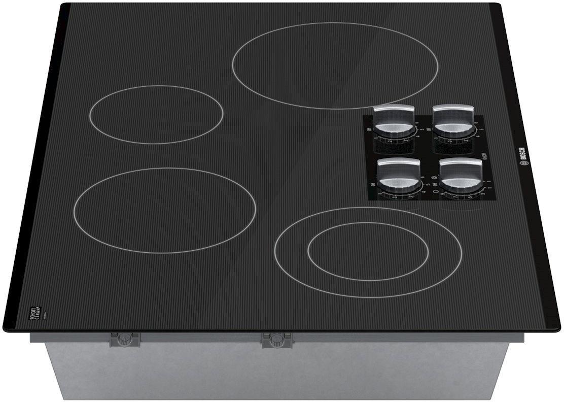 Bosch NEM5066UC 500 Series, 30" KNOB CNT, 4 ELEMENT, ELEC. C-TOP BLACK