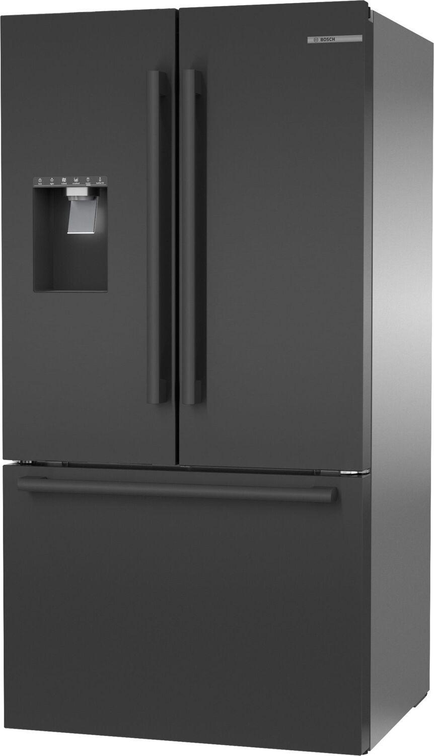 Bosch B36FD50SNB 500 Series French Door Bottom Mount Refrigerator 36" Black Stainless Steel, Total No Frost