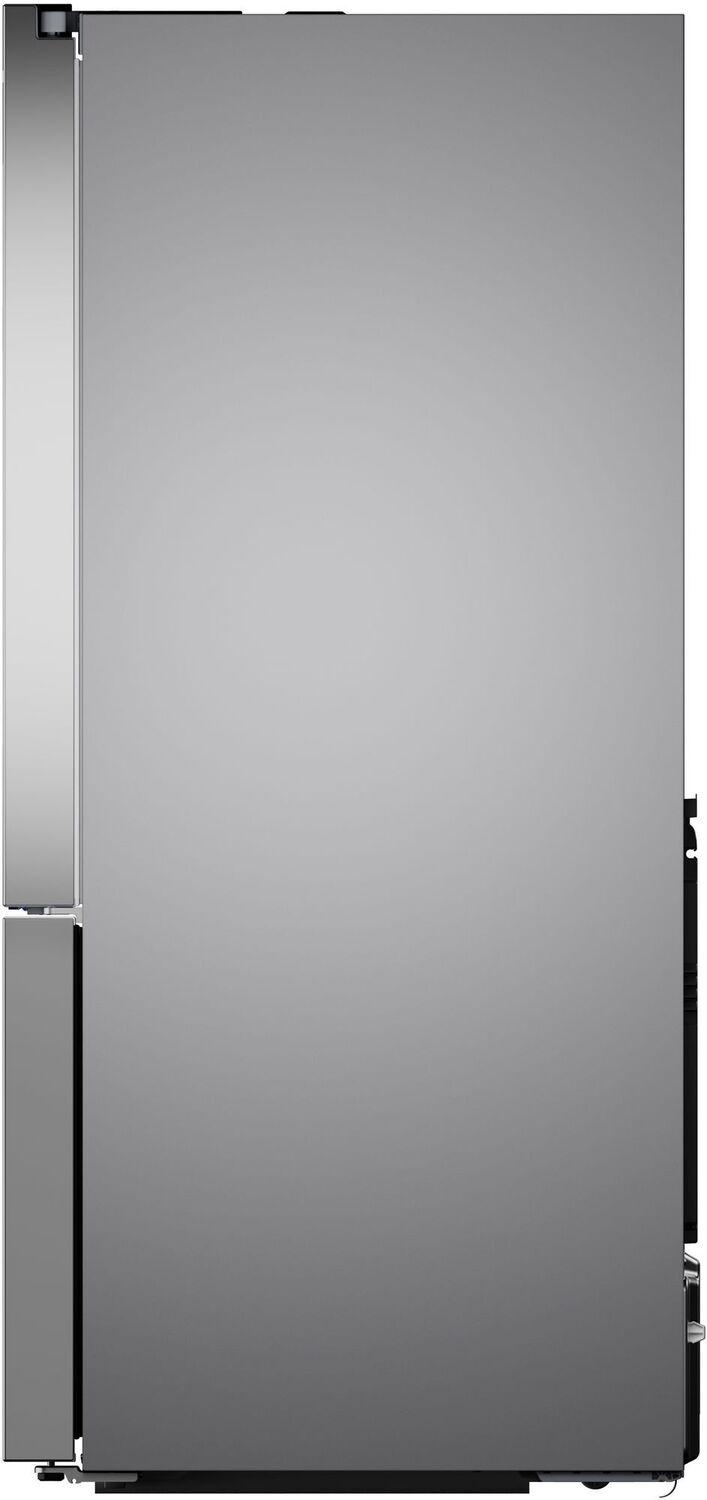 Bosch B36FD10ENS 100 Series, French Door Bottom freezer, multi door, 36'', Brushed steel (with anti-fingerprint), Total No Frost