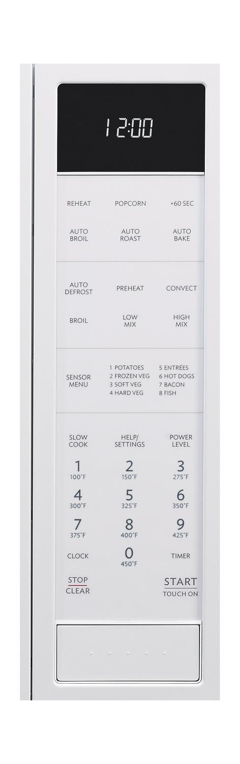 SMC1585KW Sharp 1.5 cu. ft. 900W White Convection Countertop Microwave Oven