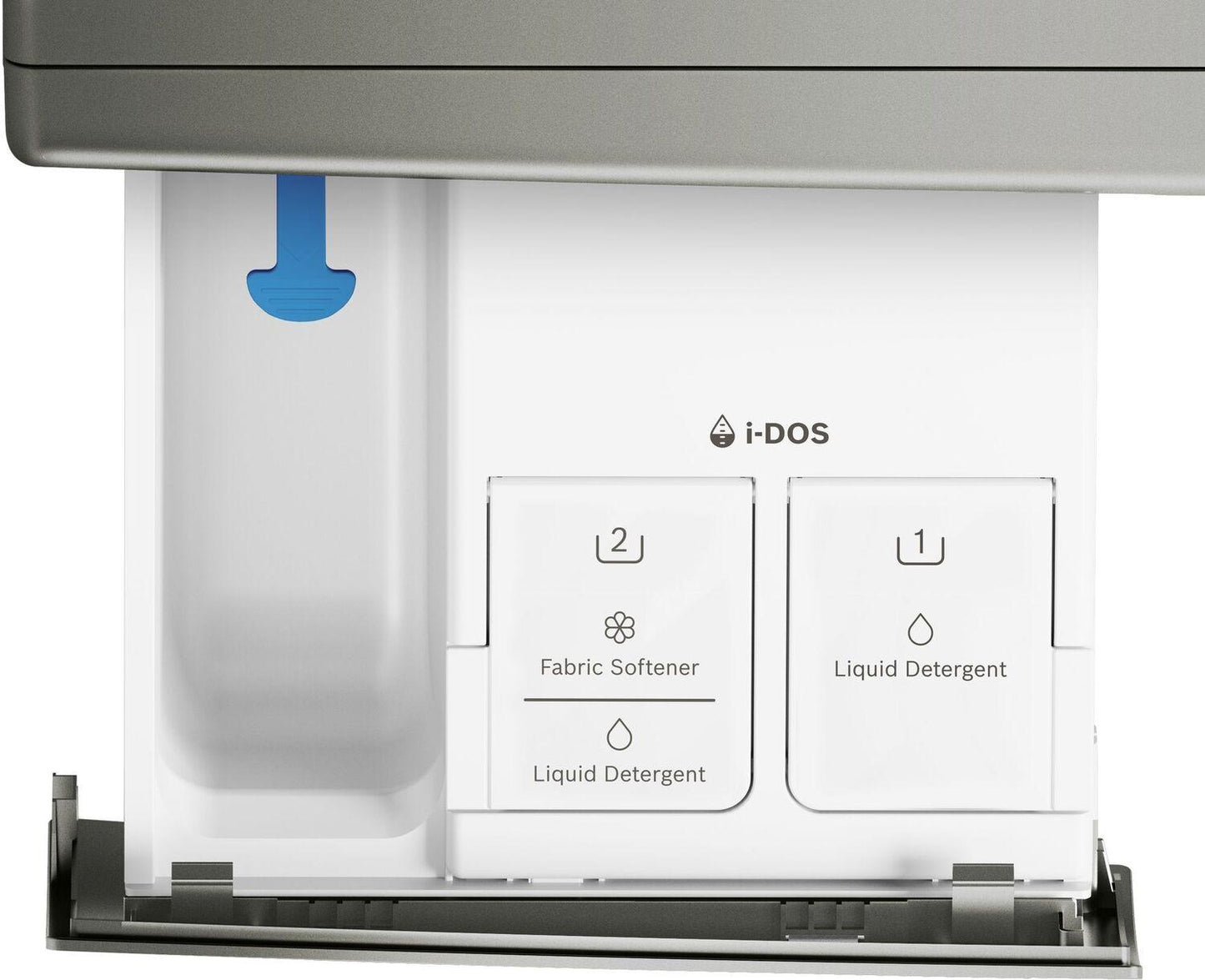 Bosch WGB246AXUC 800 Series, washing machine, frontloader fullsize, 1600 rpm, Silver inox