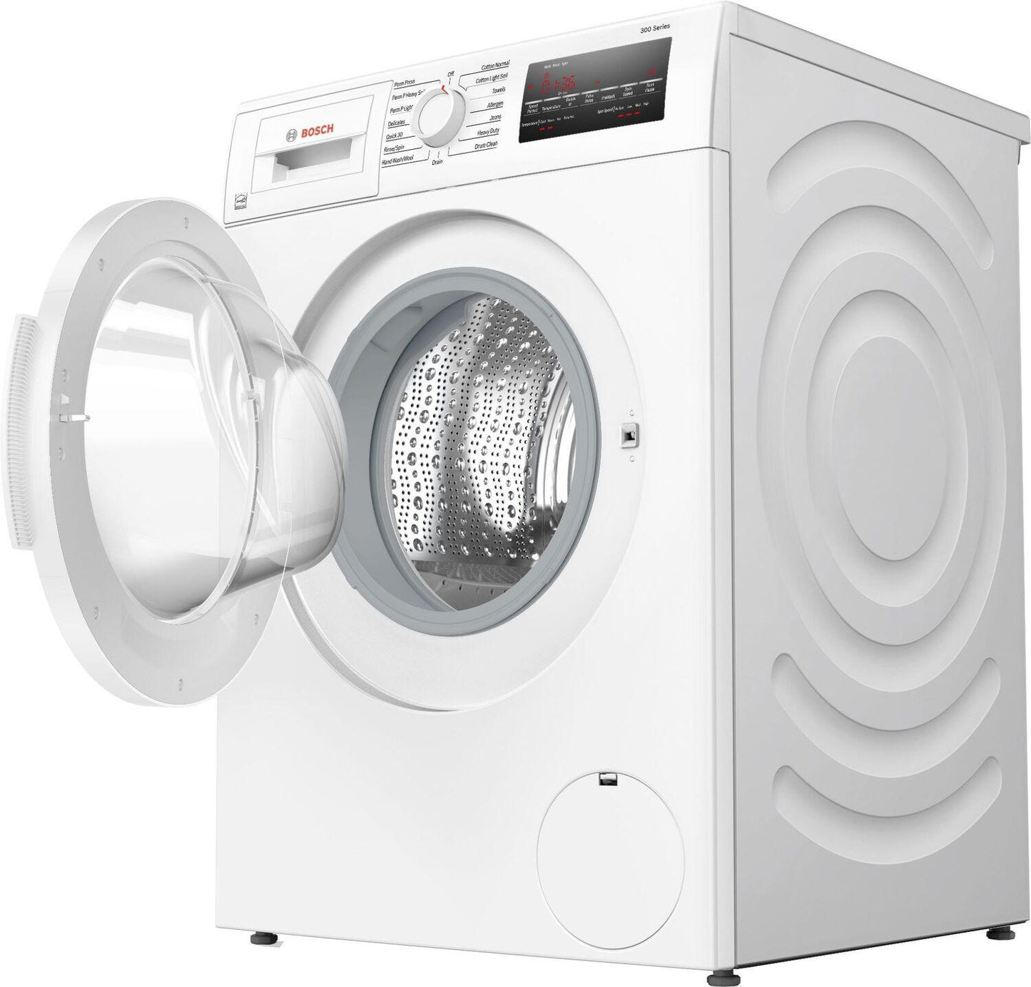 Bosch WGA12400UC 300 Series Compact Washer , White