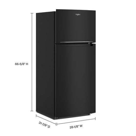 Whirlpool WRTX5328PB 28-inch Wide Top-Freezer Refrigerator - 16.3 Cu. Ft.