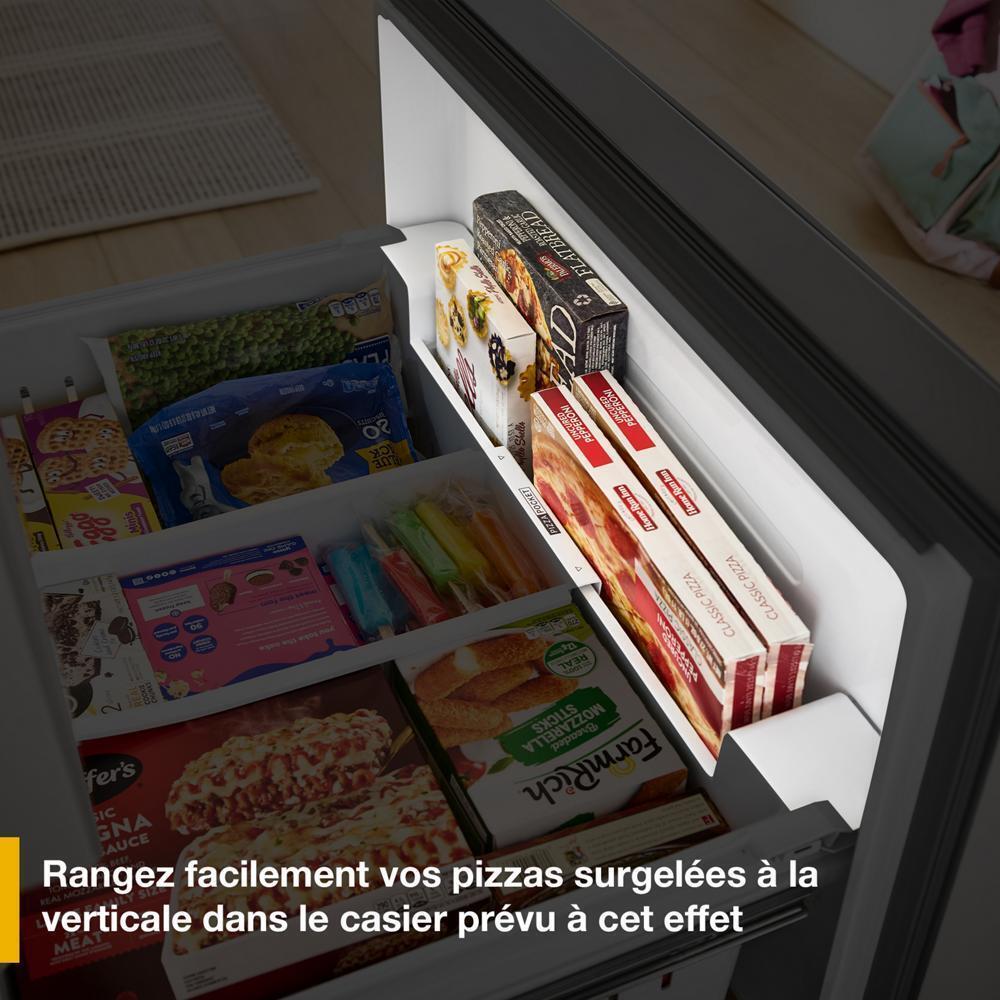 Whirlpool WRMF3336SV 30 Cu. Ft. Family-Sized Capacity French door refrigerator with Flexible Tempearture Drawer