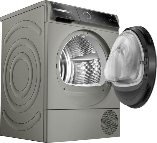Bosch WQB245AXUC 800 Series, heat pump dryer, Silver inox