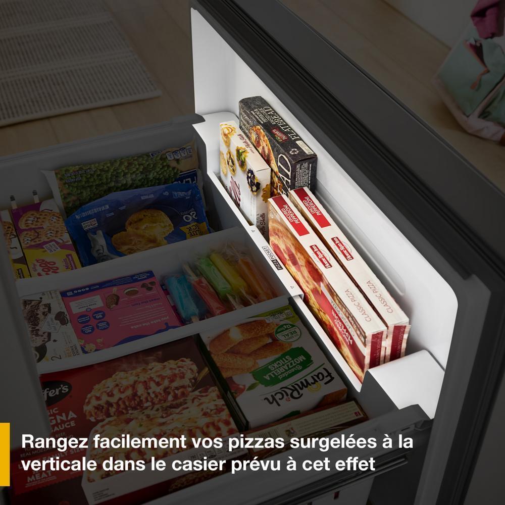 WRMF3636SZ Whirlpool® 29 Cu. Ft. Family-Sized Capacity French door refrigerator with Flexible Temperature Drawer