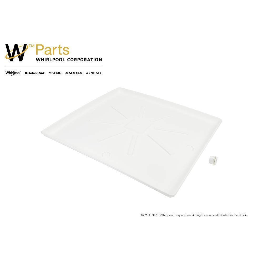 Whirlpool 8212526 Washer Drip Tray Large Enough for Duet Models, Measuring 29-IN x 31-IN