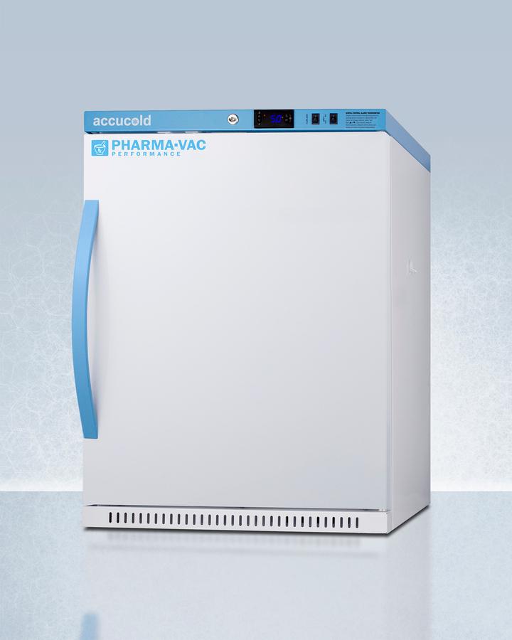 Summit ARS62PVBIADA456 6 CU.FT. ADA Height Vaccine Refrigerator, Certified To Nsf/ansi 456 Vaccine Storage Standard