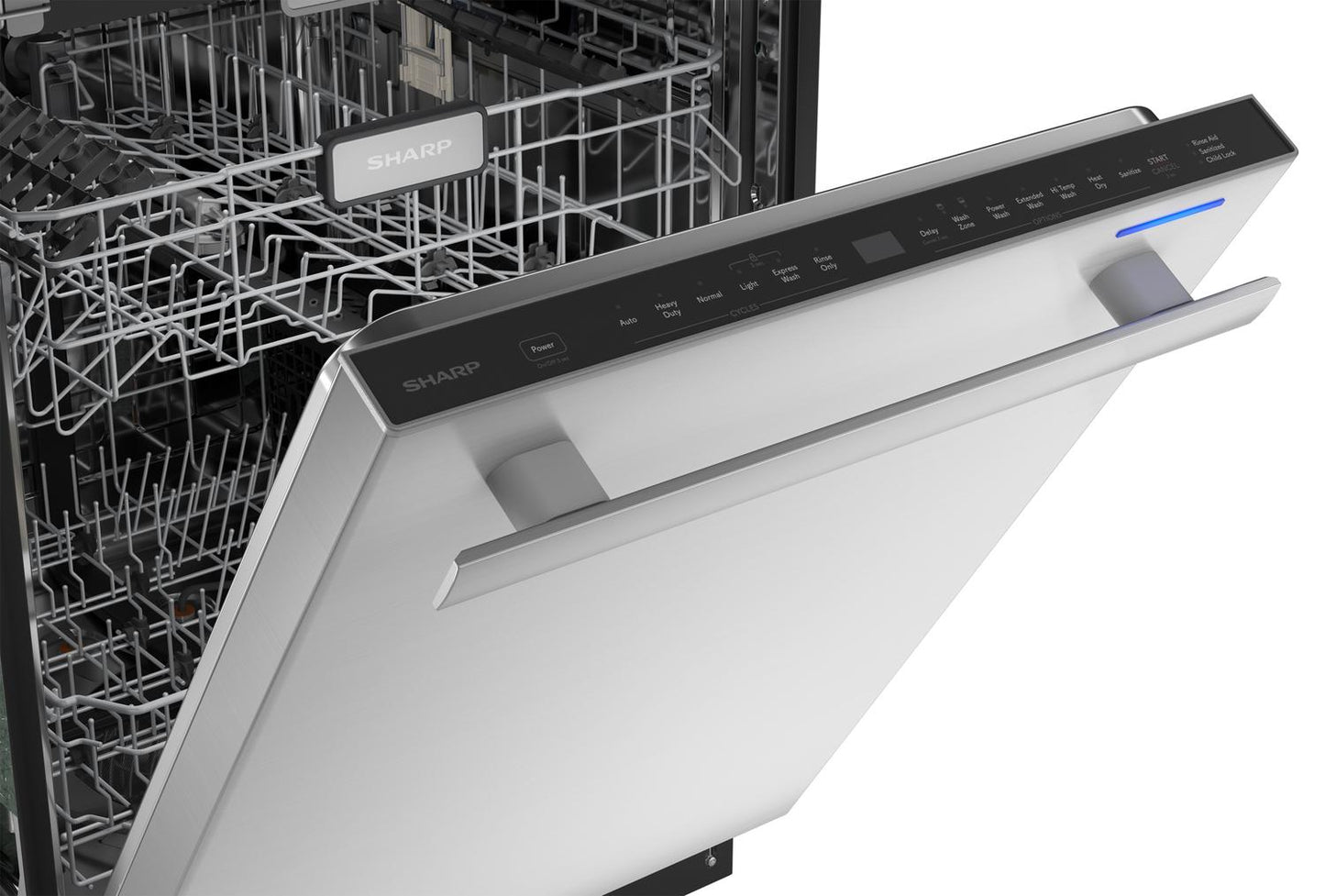 SDW6736MS Sharp 24 in. Stainless Steel 47dB Dishwasher