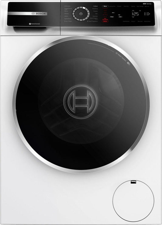 Bosch WGB24600UC 500 Series, washing machine, frontloader fullsize, 1600 rpm, White