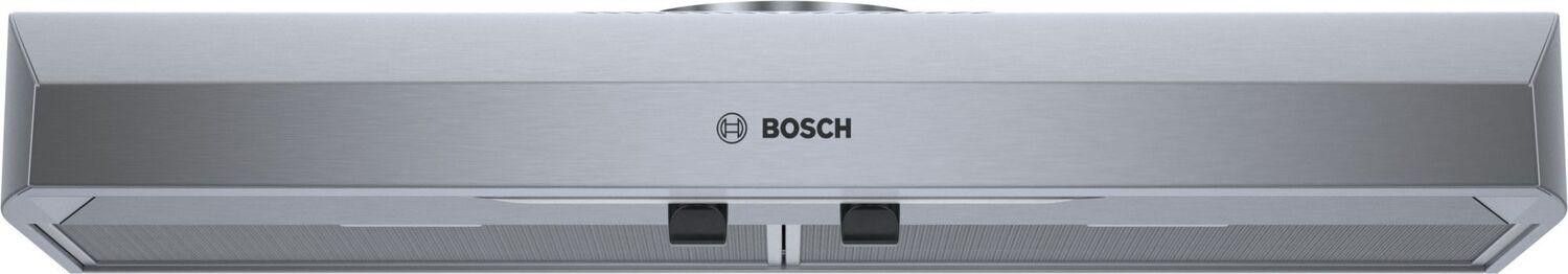 Bosch 300 Series, 36" Under-cabinet Hood, 280 CFM, Incandescent lights, Stnls