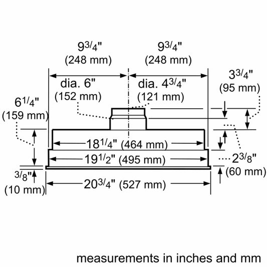 300 Series, 21" Custom Hood Insert