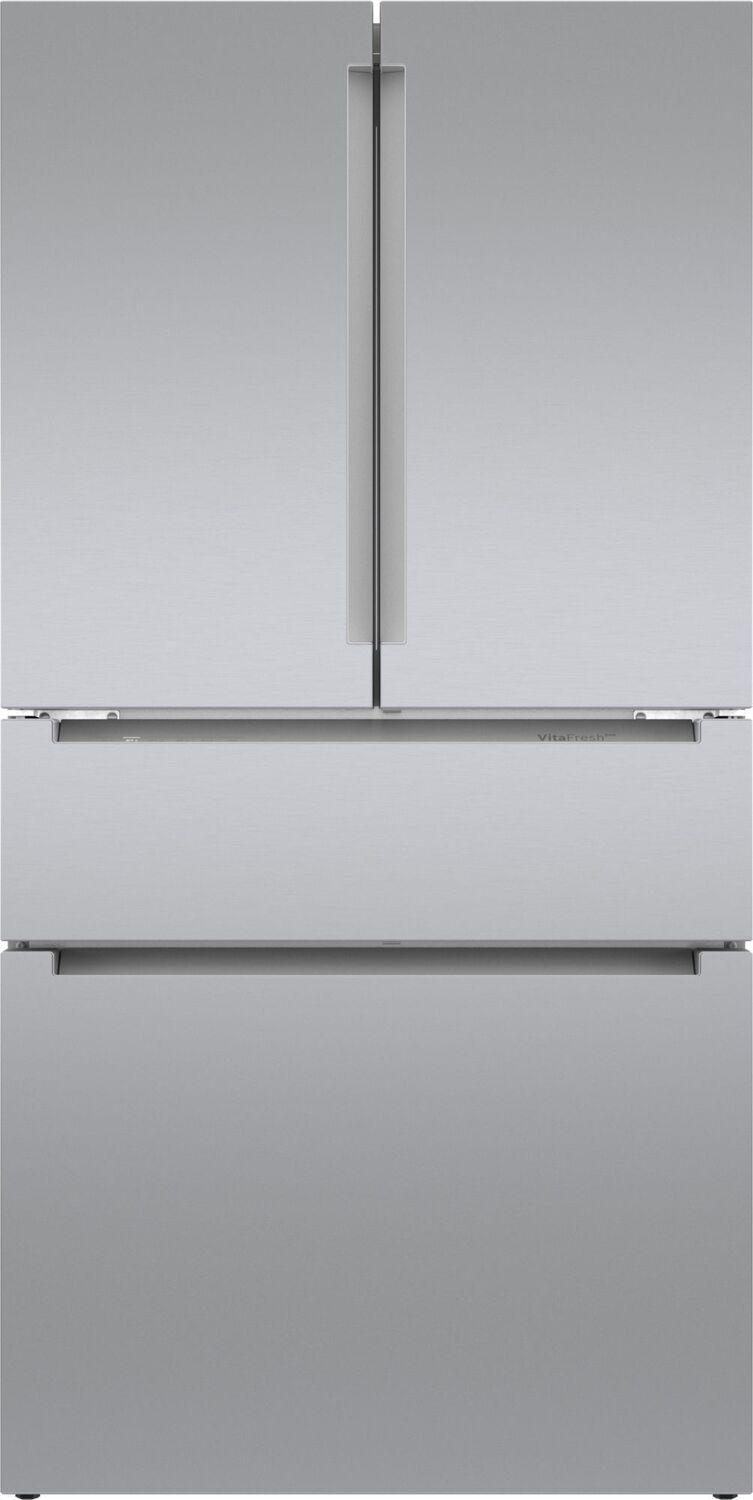 Bosch B36CL80ENS 800 Series, French Door Bottom freezer, multi door, 36'', Brushed steel (with anti-fingerprint)