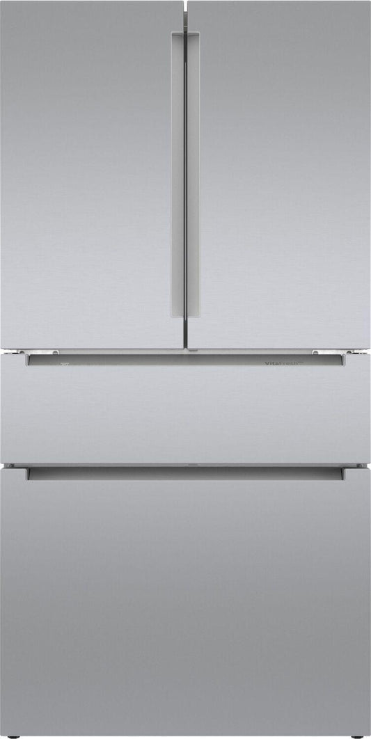 Bosch B36CL80ENS 800 Series, French Door Bottom freezer, multi door, 36'', Brushed steel (with anti-fingerprint)
