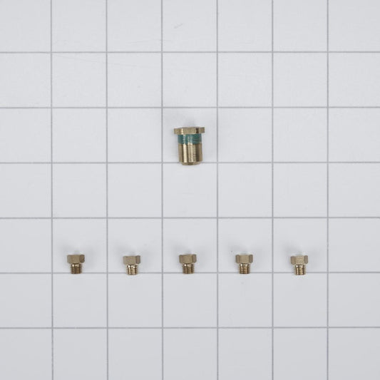 Whirlpool W10402145 Gas Dryer Conversion Kit, Brass-colored, with pin blocks - 25K and 25M valve, and 7-orifice burner