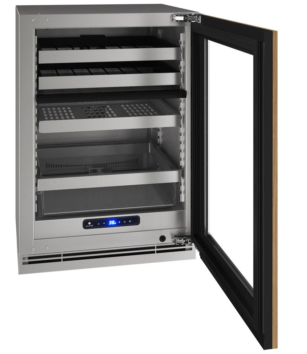 U-Line UHBD524IG01A Hbd524 24" Dual-zone Beverage Center With Integrated Frame Finish and Field Reversible Door Swing (115 V/60 Hz)